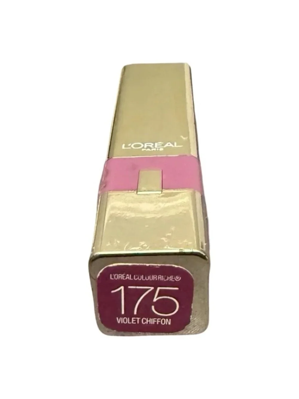 LOREAL COLOUR RICHE Caresse Lipstick 175 VIOLET CHIFFON New *SEE Photos